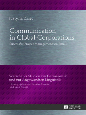 cover image of Communication in Global Corporations